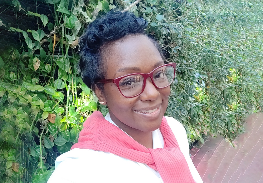Bessie-Celony 2023 MA Healthcare Administration student Bessie Celony