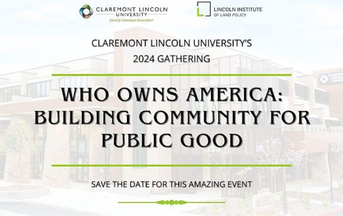 CLU 2024 Gathering-Who Owns America: Building Community for Public Good