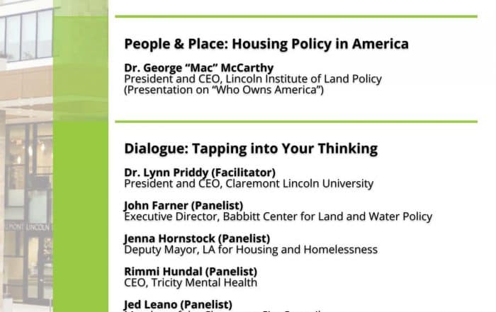 list of speakers for Claremont Lincoln University's 2024 Gathering